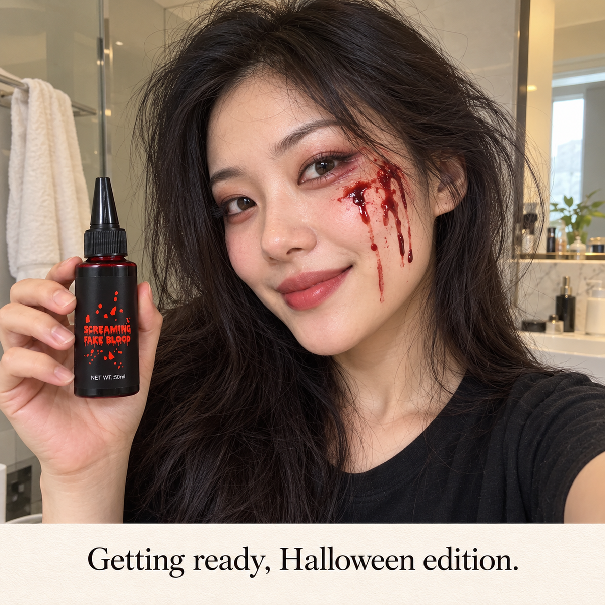 Halloween Beauty SFX Makeup-3PCS Fake Blood Kit