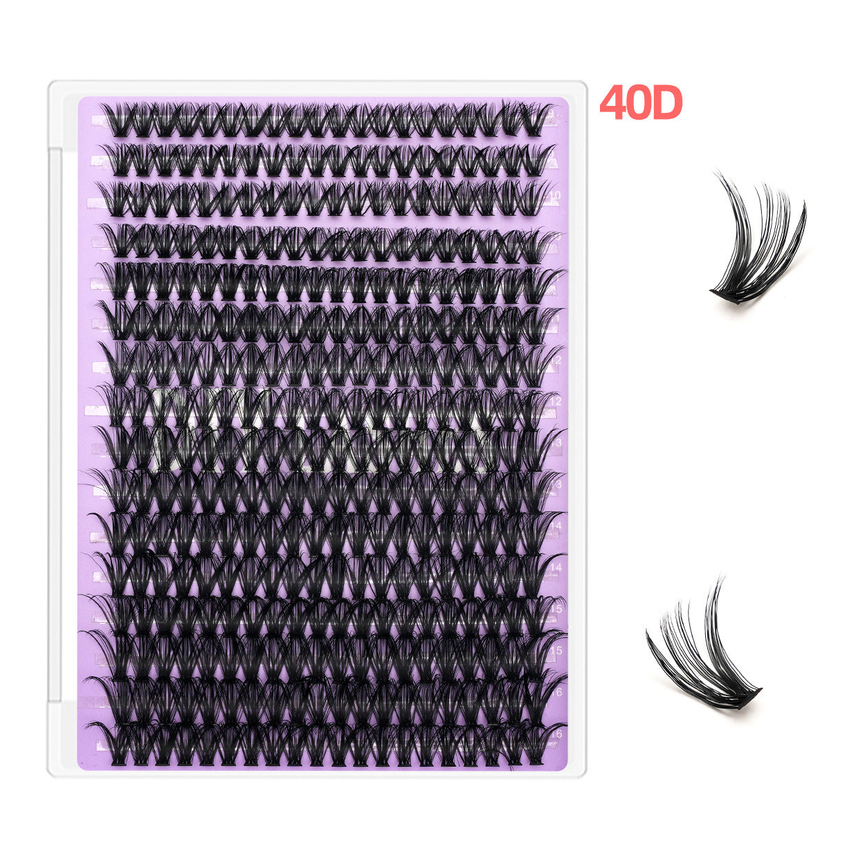 Lash Clusters Kit with Long-lasting Lash Bond and Seal,Tweezers and Remover