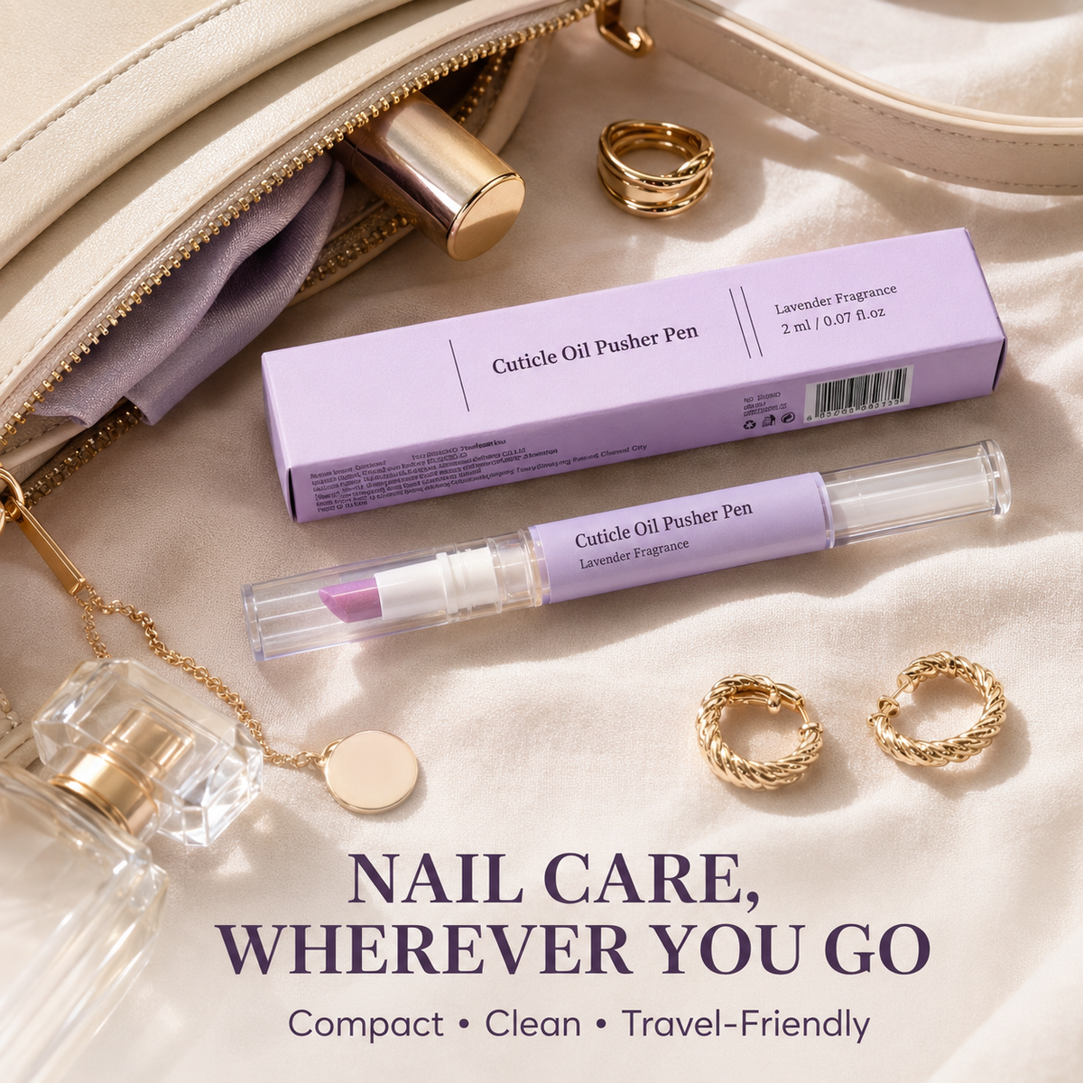 💅 2-in-1 Cuticle Oil Pusher Pen