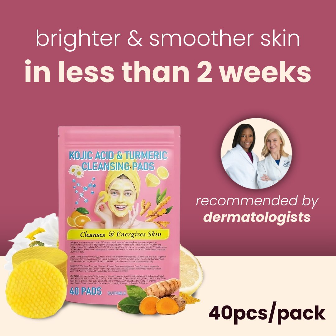 Turmeric Kojic Acid Cleansing Pads