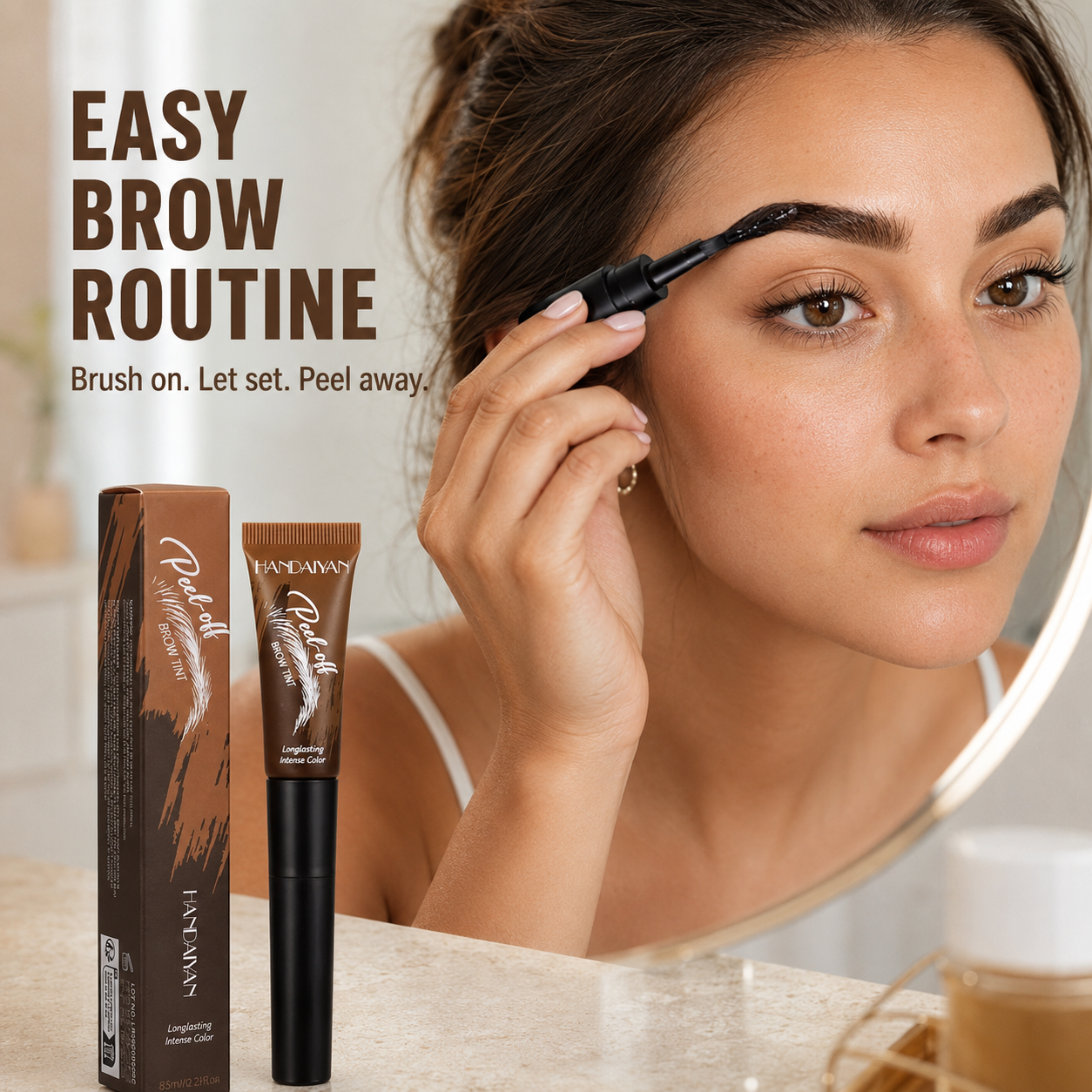Tear-Off Waterproof Eyebrow Tint Cream