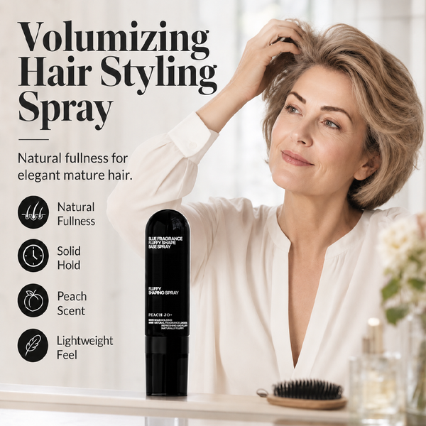 90ml Fluffy Volumizing Hair Shaping Spray, Long‑Lasting Mist with Sweet Peach Fragrance